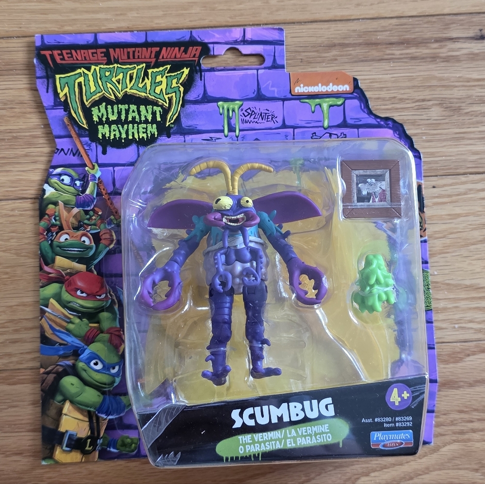 Teenage Mutant Ninja Turtles Mutant Mayhem Scumbug The Vermin Figure